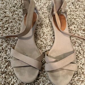 J. Crew Beige Strappy Sandals